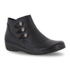 Easy Street Agatha Women's Ankle Boots, Size: Medium (12), Black