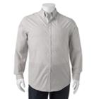 Big & Tall Croft & Barrow&reg; True Comfort Classic-fit Stretch Button-down Shirt, Men's, Size: 3xl Tall, Grey