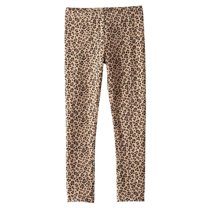 Girls 4-10 Jumping Beans&reg; Long Embellished Leggings, Size: 5, Red/coppr (rust/coppr)