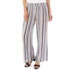 Women's Apt. 9&reg; Print Palazzo Pant, Size: Large, Navy Chambray