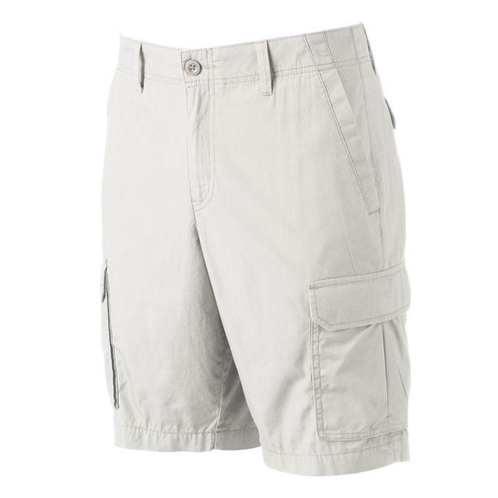 Big & Tall Apt. 9&reg; Modern-fit Solid Poplin Cargo Shorts, Men's, Size: 50, Lt Beige