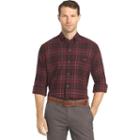 Big & Tall Arrow Saranac Regular-fit Plaid Flannel Button-down Shirt, Men's, Size: L Tall, Dark Red