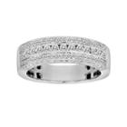 14k White Gold 1/2-ct. T.w. Igl Certified Diamond Wedding Ring, Women's, Size: 5.50