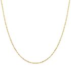 Everlasting Gold 14k Gold Singapore Chain Necklace - 20-in, Women's, Size: 20, Yellow