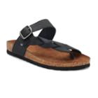 Sonoma Goods For Life&trade; Maurine Women's Leather Sandals, Size: Medium (9), Black