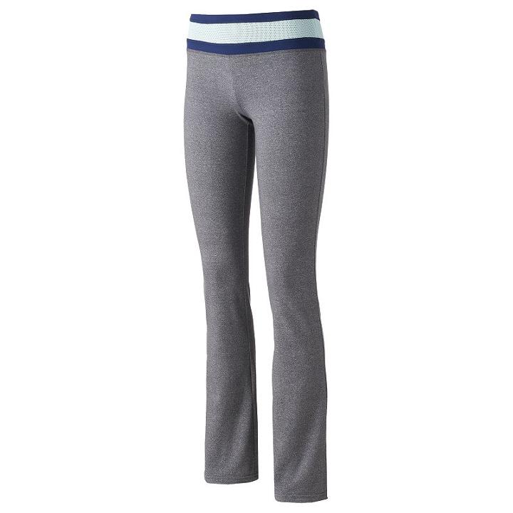 Juniors' So&reg; Skinny Bootcut Yoga Pants, Teens, Size: Medium, Drk Purple