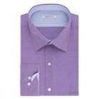 Big & Tall Van Heusen Air Spread-collar Dress Shirt, Men's, Size: 19 34/5b, Brt Purple