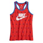Girls 7-16 Nike World Cup Star Print Racerback Tank Top, Size: Medium, Light Pink