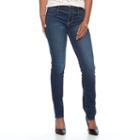 Women's Apt. 9&reg; Comfort Waistband Straight-leg Jeans, Size: 8 T/l, Black