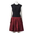 Women's Expo Beaded Fit & Flare Dress, Size: 8, Red