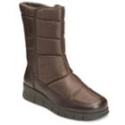 A2 By Aerosoles Thermal Women's Water Resistant Quilted Winter Boots, Size: Medium (8.5), Brown