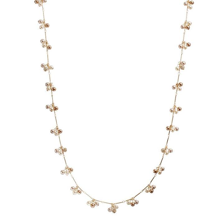 Chaps Long Necklace, Women's, Yellow Oth