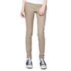 Juniors' Lee Uniforms Original Skinny Stretch Pants, Kids Unisex, Size: 15, Brown