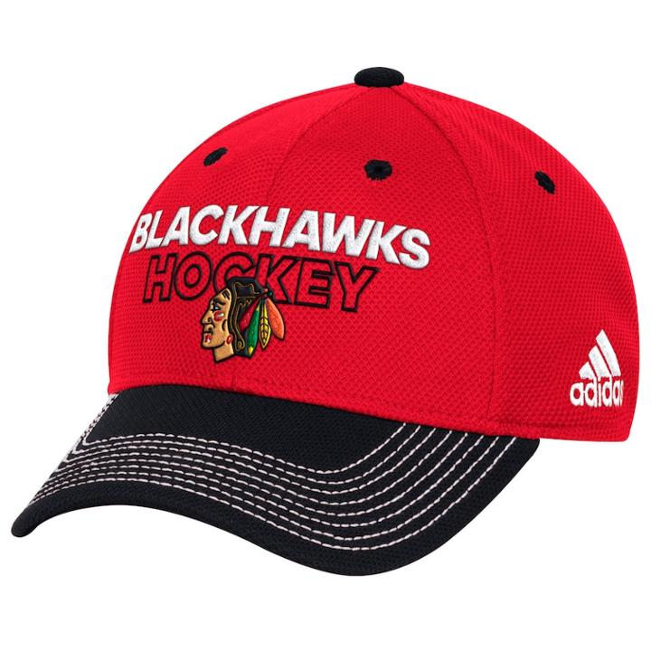 Adult Adidas Chicago Blackhawks Locker Room Flex-fit Cap, Men's, Size: L/xl, Other Clrs