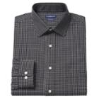 Men's Croft & Barrow&reg; Classic-fit Easy Care Solid Spread-collar Dress Shirt, Size: 15-34/35, Black