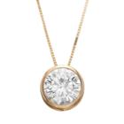 Forever Brilliant 1 9/10 Carat T.w. Lab-created Moissanite Pendant Necklace, Women's, Size: 18