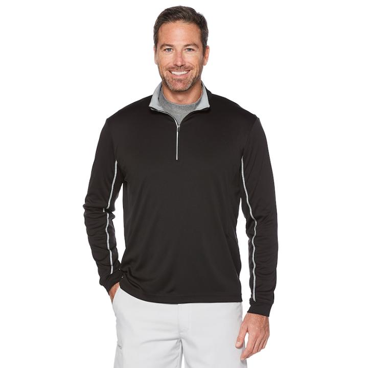 Big & Tall Grand Slam Motionflow 360 Regular-fit Water-repellent Quarter-zip Pullover, Men's, Size: 3xl Tall, Oxford
