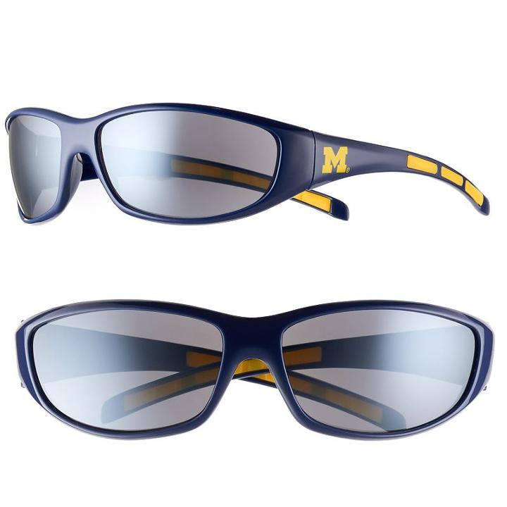 Adult Michigan Wolverines Wrap Sunglasses, Multicolor