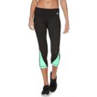 Women's Fila Sport&reg; Mesh Printed Yoga Capris, Size: Small, Turquoise/blue (turq/aqua)