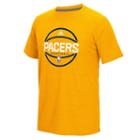 Men's Adidas Indiana Pacers Pre-game Ball Tee, Size: Small, Gold