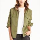 Women's Levi's Military Shirt Jacket, Size: Medium, Green