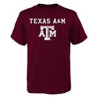 Boys' 4-18 Texas A & M Aggies Goal Line Tee, Size: 6-7, Dark Red