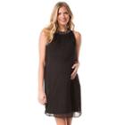 Maternity Pip & Vine By Rosie Pope Embellished Shift Dress, Women's, Size: Xl-mat, Black