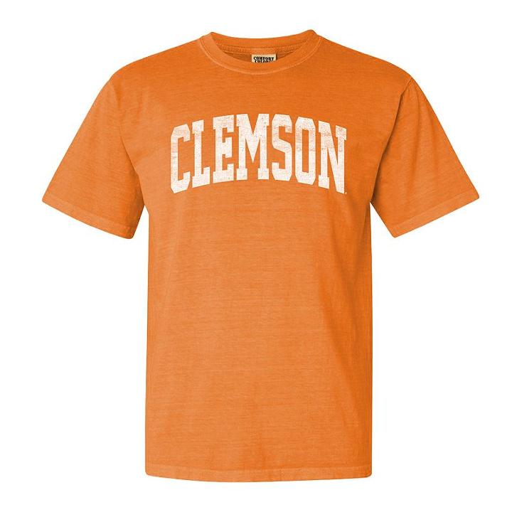 Men's Clemson Tigers Marquee Comfort Tee, Size: Xxl, Drk Orange