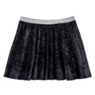 Girls Plus Size So&reg; Metallic Crushed Velvet Circle Skirt, Size: 14 1/2, Oxford