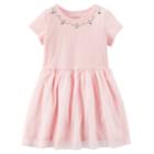 Girls 4-8 Carter's Pink Princess Dress, Size: 7, Light Pink