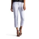 Women's Lee Cameron Easy Fit Crop Jeans, Size: 14 Avg/reg, White