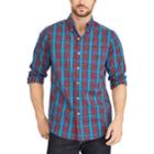 Men's Chaps Classic-fit Stretch Button-down Shirt, Size: Large, Red