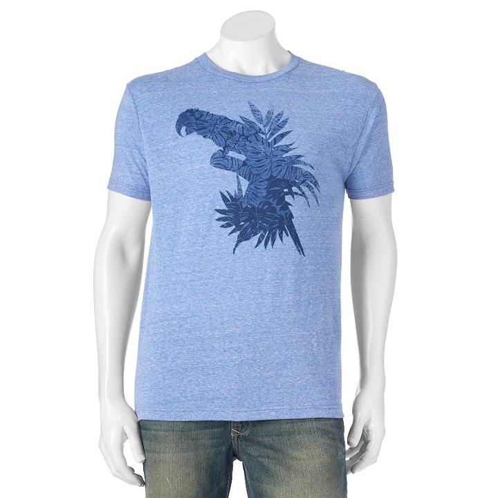 Men's Sonoma Goods For Life&trade; Parrot Tee, Size: Xxl, Med Blue