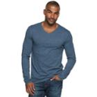 Men's Marc Anthony Essential Slim-fit V-neck Sweater, Size: Xxl, Dark Blue