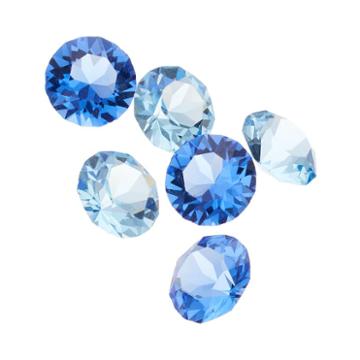 Blue La Rue Crystal Charm Set - Made With Swarovski Crystals, Women's