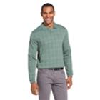 Men's Van Heusen Flex Classic-fit Windowpane Polo, Size: Large, Brt Green
