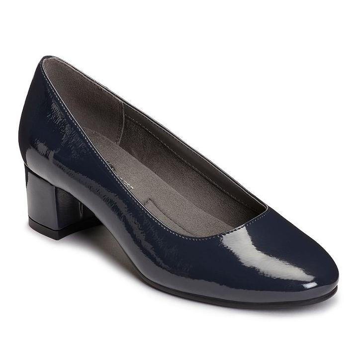 A2 By Aerosoles Notepad Women's Dress Heels, Size: Medium (11), Blue (navy)