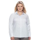 Plus Size Apt. 9&reg; Structured Shirt, Women's, Size: 1xl, Med Blue