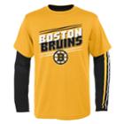Boys 8-20 Boston Bruins First Line Tee Set, Size: L 14-16, Gold