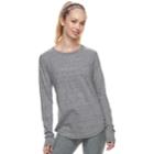 Women's Tek Gear&reg; Crewneck Long Sleeve Tee, Size: Xs Tall, Black