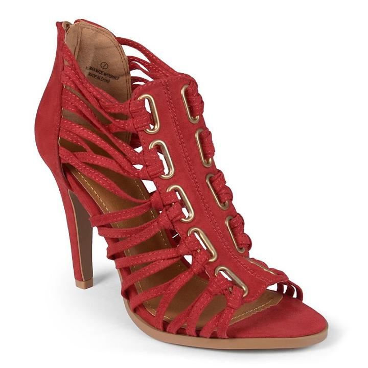Journee Collection Kingston Women's High Heels, Girl's, Size: 7.5, Red