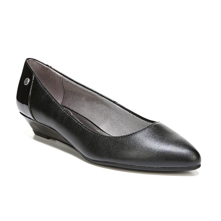 Lifestride Spark Women's Dress Wedges, Size: Medium (7.5), Black