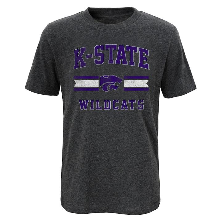 Boys 4-18 Kansas State Wildcats Player Pride Tee, Size: 12-14, Grey