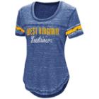 Women's Campus Heritage West Virginia Mountaineers Double Stag Tee, Size: Medium, Dark Blue