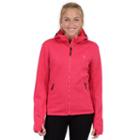 Women's Champion Hooded Faux-sherpa Jacket, Size: Large, Pink