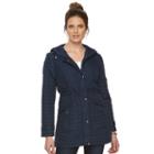 Women's Weathercast Hooded Walker Anorak Jacket, Size: Small, Blue