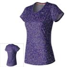 Women's New Balance Accelerate Scoopneck Workout Tee, Size: Medium, Med Purple