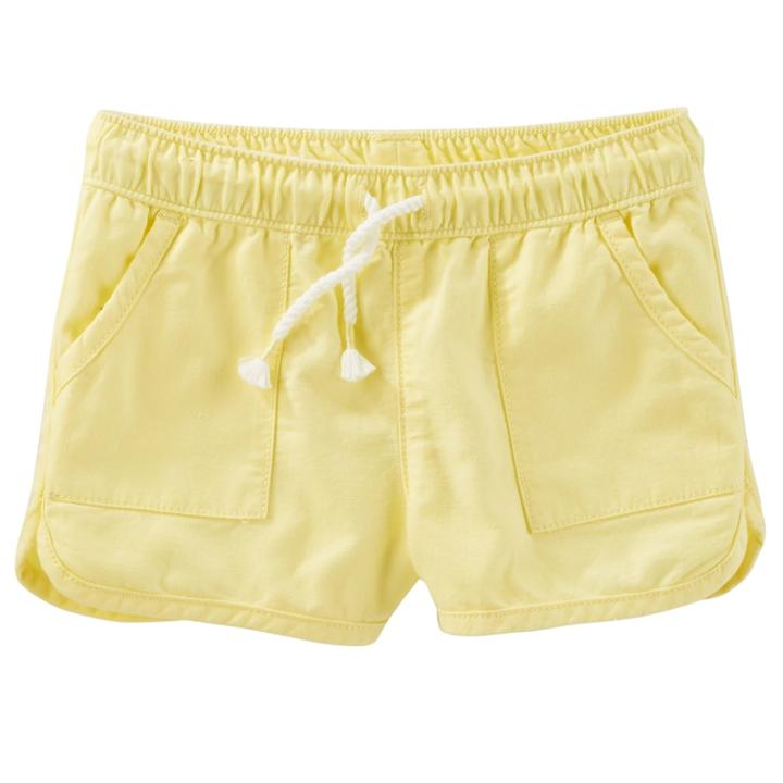 Girls 4-12 Oshkosh B'gosh&reg; Dolphin Shorts, Size: 6-6x, Yellow