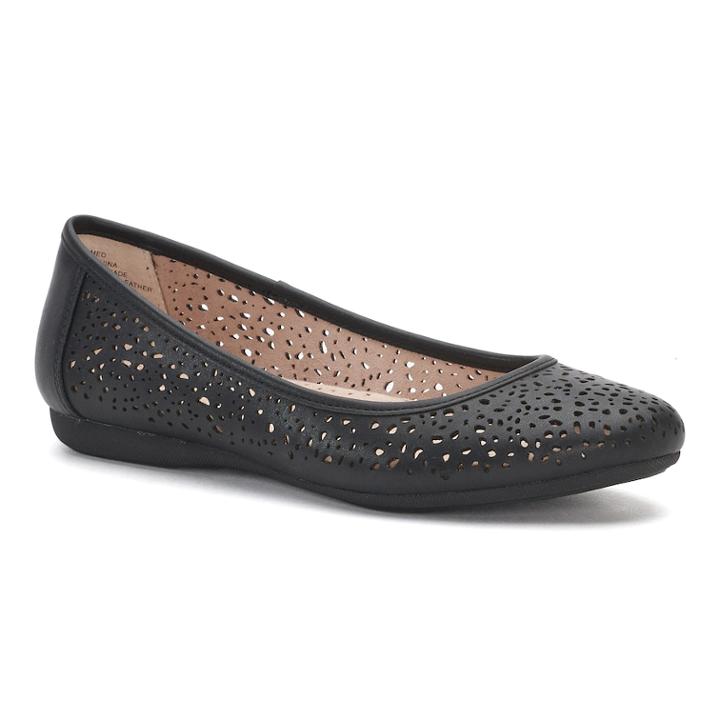 Croft & Barrow&reg; Marilla Women's Ortholite Ballet Flats, Size: Medium (7), Black