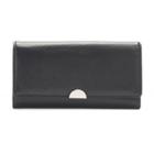 Apt. 9&reg; Lambskin Leather Rfid-blocking Full Clutch, Women's, Black